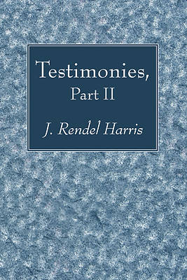 Picture of Testimonies, Part II