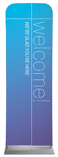 Picture of Welcome Color Wash Sleeve Banner