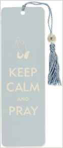 Picture of Keep Calm & Pray Beaded Bookmark