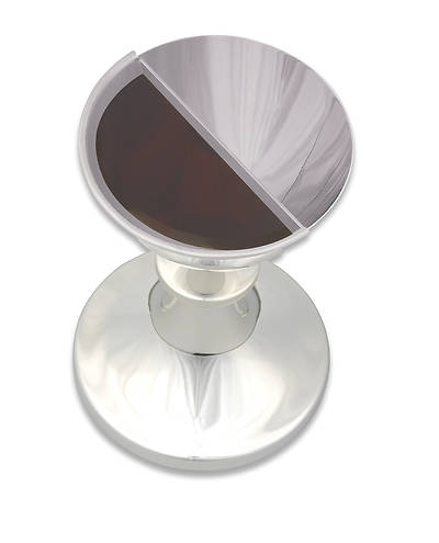 Picture of SATIN SILVERPLATE REMOVABLE INNER HALF INTINCTION CUP INSERT