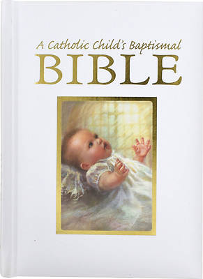 Picture of Catholic Child's Baptismal Bible-OE