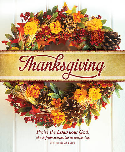 Picture of Praise The Lord Thanksgiving Legal Size Bulletin - Pack of 100