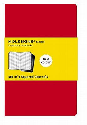 Picture of Journal Moleskine Cahier Squared Red Extra Large
