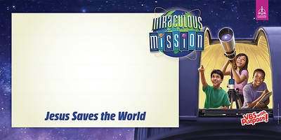 Picture of Vacation Bible School (VBS) 2019 Miraculous Mission Indoor/Outdoor Banner (8' × 4')
