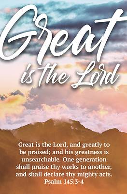 Picture of Greatly to Be Praised Bulletin (Pkg 100) General Worship