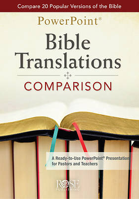 Picture of Bible Translations Comparison PowerPoint