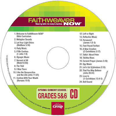 Picture of FaithWeaver NOW Grade 5-6 CD Spring 2025