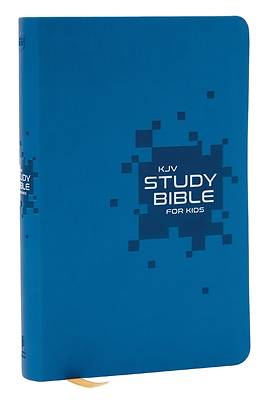 KJV Study Bible for Kids, Blue Leathersoft