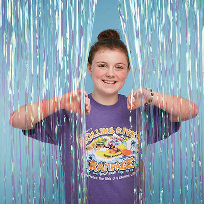 Picture of Vacation Bible School (VBS) 2018 Rolling River Rampage Iridescent Decorating Curtain