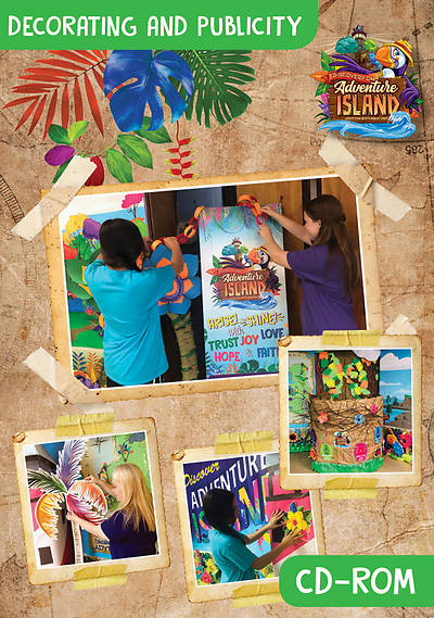 Picture of Vacation Bible School (VBS) 2021 Discovery on Adventure Island Decorating and Publicity CD-ROM