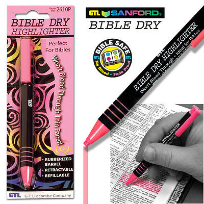Picture of Bible Dry Highlighter - Pink