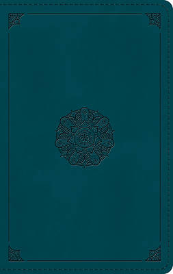 Picture of ESV Large Print Personal Size Bible (Trutone, Deep Teal, Emblem Design)