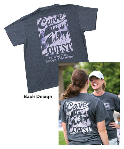 Picture of Vacation Bible School (VBS) 2016 Cave Quest Staff T-shirt (XL 46-48 )