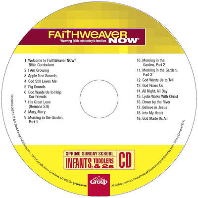 Picture of FaithWeaver NOW Infant-Toddler Two CD Spring 2025