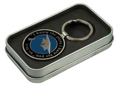 Picture of For I Know the Plans Metal Keyring in Box