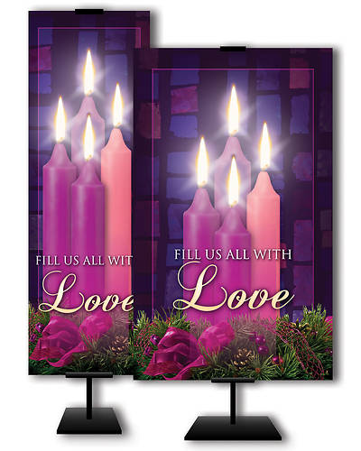 Picture of Fill Us All With Love Advent 2'x 6' Banner