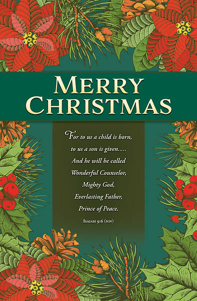 Picture of Merry Christmas Bulletin Regular