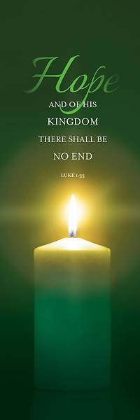 Picture of Hope Advent Candle 2' x 6' Banner
