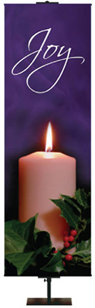 Picture of Photo Series Joy Purple Advent Banner 18" x 60"