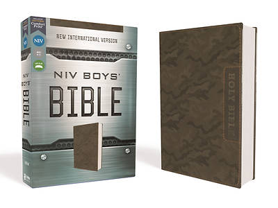 Picture of NIV Boys' Bible, Leathersoft, Brown Camo, Comfort Print