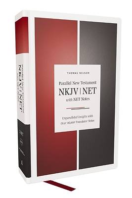 Nkjv-Net Parallel New Testament with Net Translators' Notes, Hardcover, Red Letter, Comfort Print