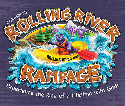 Picture of Vacation Bible School (VBS) 2018 Rolling River Rampage Large Logo Poster