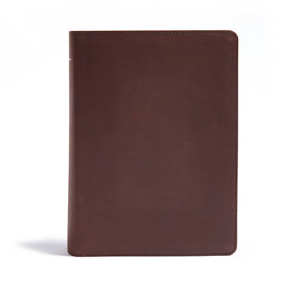 Picture of CSB He Reads Truth Bible, Brown Genuine Leather Indexed