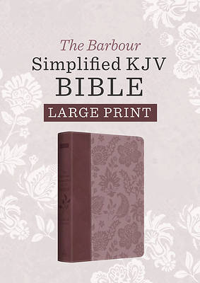 Picture of Barbour Simplified Kjv--Large Print [Plum & Paisley]
