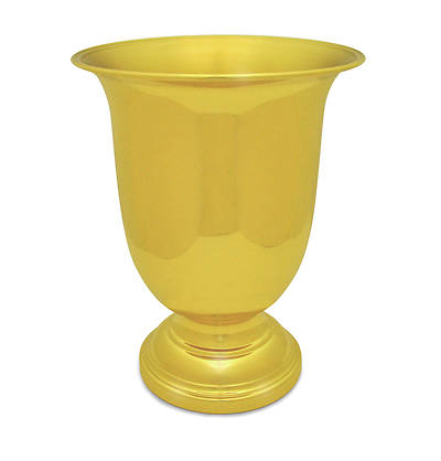 Picture of Solid Brass Vase with Short Round Base