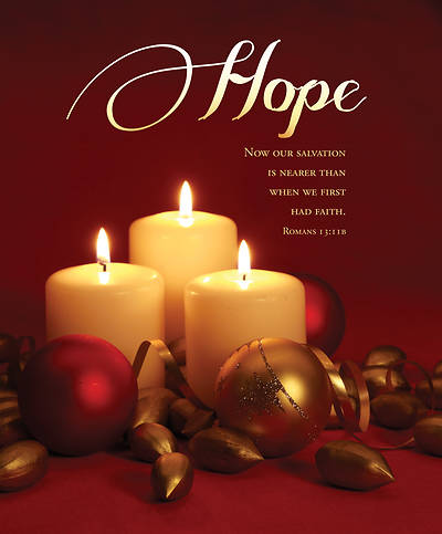 Hope Advent Week 1 Legal Size Bulletin - Pack of 1 | Cokesbury