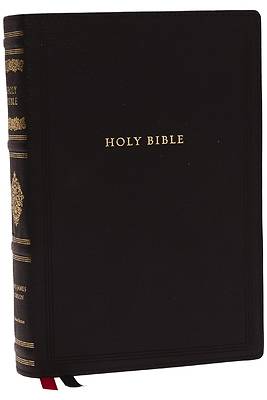 Picture of Kjv, Wide-Margin Reference Bible, Sovereign Collection, Genuine Leather, Black, Red Letter, Comfort Print