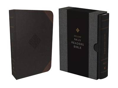 Picture of NKJV, Deluxe Reader's Bible, Imitation Leather, Black