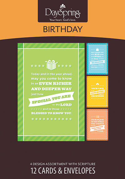 Picture of Special Expressions - Birthday Boxed Cards - Box of 12