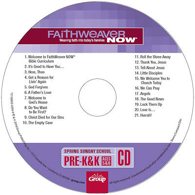 Picture of FaithWeaver NOW PreK-K CD Spring 2025