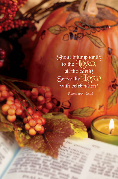 Picture of EXTRA Word Alive! Weekly Bulletin without Message-Thanksgiving, Letter Size (Package of 25)