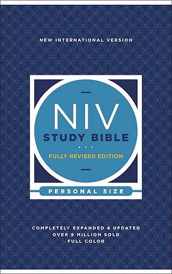 Picture of NIV Study Bible, Fully Revised Edition, Personal Size, Hardcover, Red Letter, Comfort Print