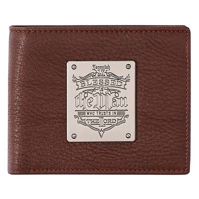 Picture of Wallet Leather Blessed Is the Man Jeremiah 17