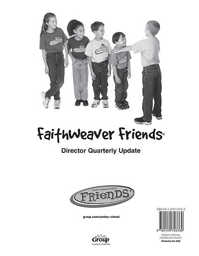 Picture of FaithWeaver Friends Director Quarterly Update Spring 2016