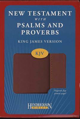 Picture of New Testament with Psalms and Proverbs-KJV-Magnetic Closure