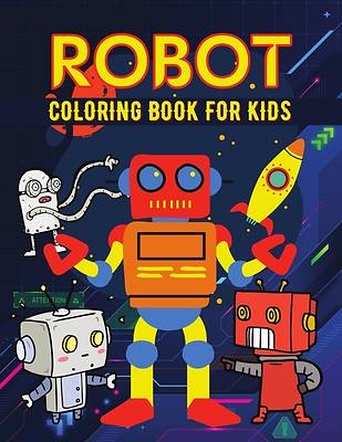 Picture of Robot coloring book for kids