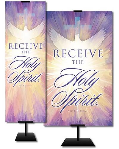 Picture of Receive the Holy Spirit Confirmation 3' x 5' Vinyl Banner