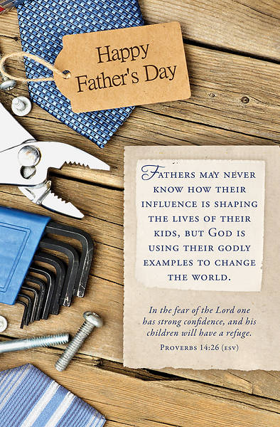 Picture of Happy Father's Day Bulletin - Proverbs 14:26