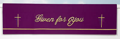 Picture of Word Series Purple Lent Altar Frontal