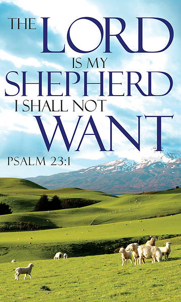 Words of Hope Series The Lord is My Shepherd Banner 3' x 5'