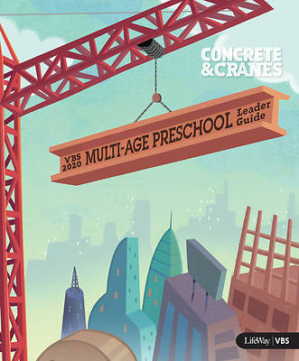 Picture of Vacation Bible School (VBS) 2020 Concrete and Cranes Multi-Age Preschool Leader Guide