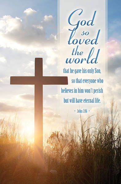 Picture of God So Loved The World Bulletin (Package of 100)