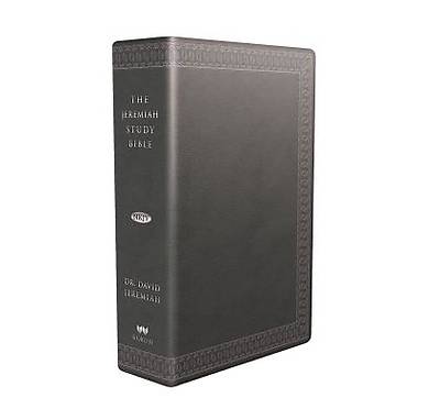 Picture of The Jeremiah Study Bible Leatherluxetm (Charcoal W/ Burnished Edges)
