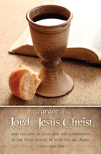 Picture of The Grace of the Lord Commun Regular Size Bulletin