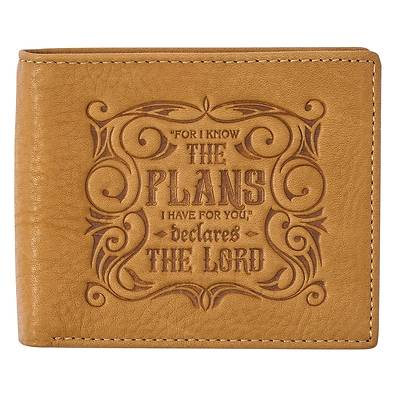 Picture of Wallet Leather I Know the Plans Jeremiah 29