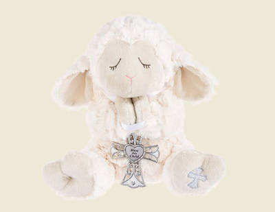 Picture of Plush - Serenity Lamb Holding Cross/Bless This Child